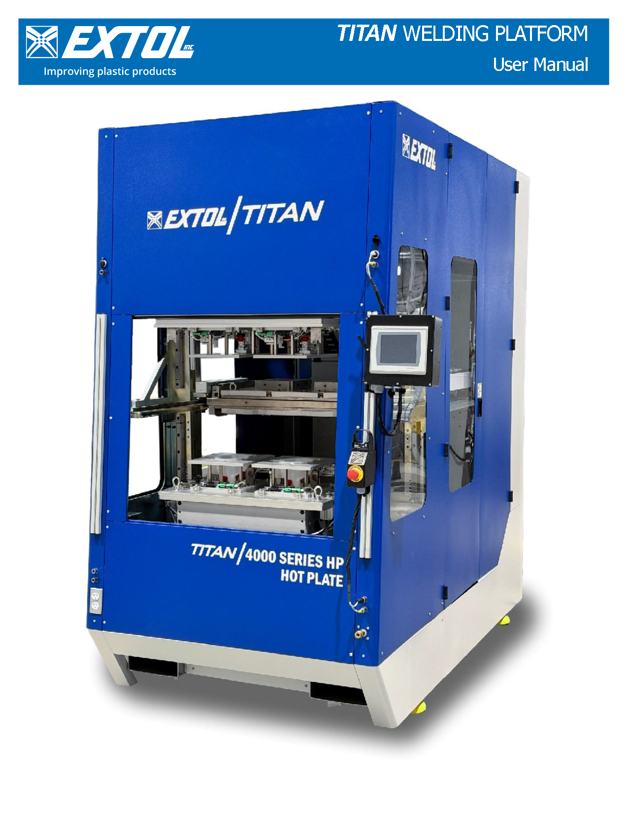 First page of the Titan User Manual